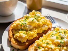 Chive and Ricotta Soft Scrambled Eggs on Toast Recipe