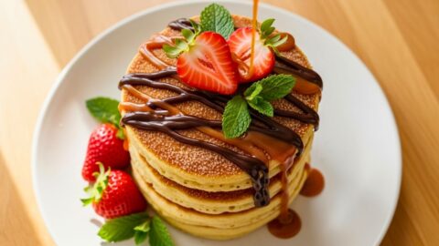 Churro Inspired Pancakes Recipe