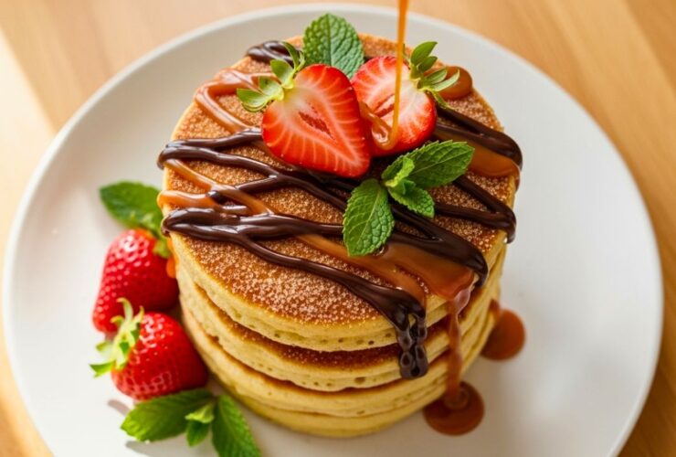 Churro Inspired Pancakes Recipe