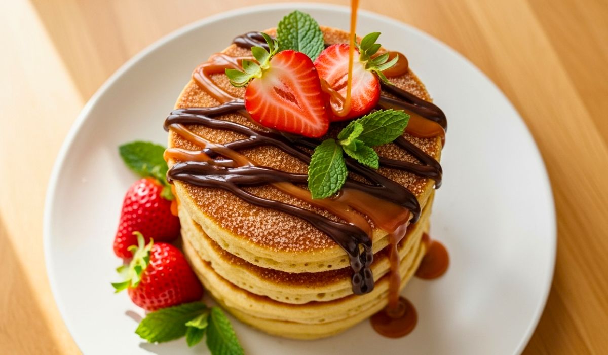 Churro Inspired Pancakes Recipe