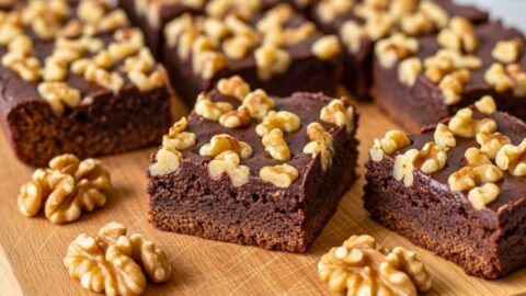 Classic Fudge Nut Bars Recipe