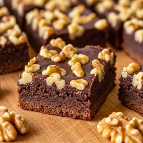 Classic Fudge Nut Bars Recipe