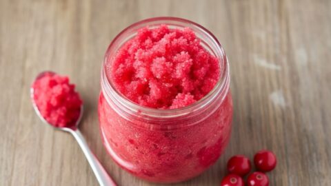 Cranberry Sugar Scrub Recipe