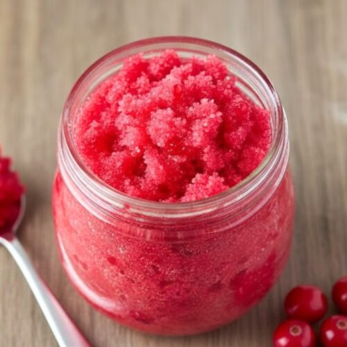 Cranberry Sugar Scrub Recipe