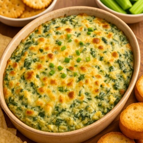 Creamy Spinach Artichoke Dip Recipe