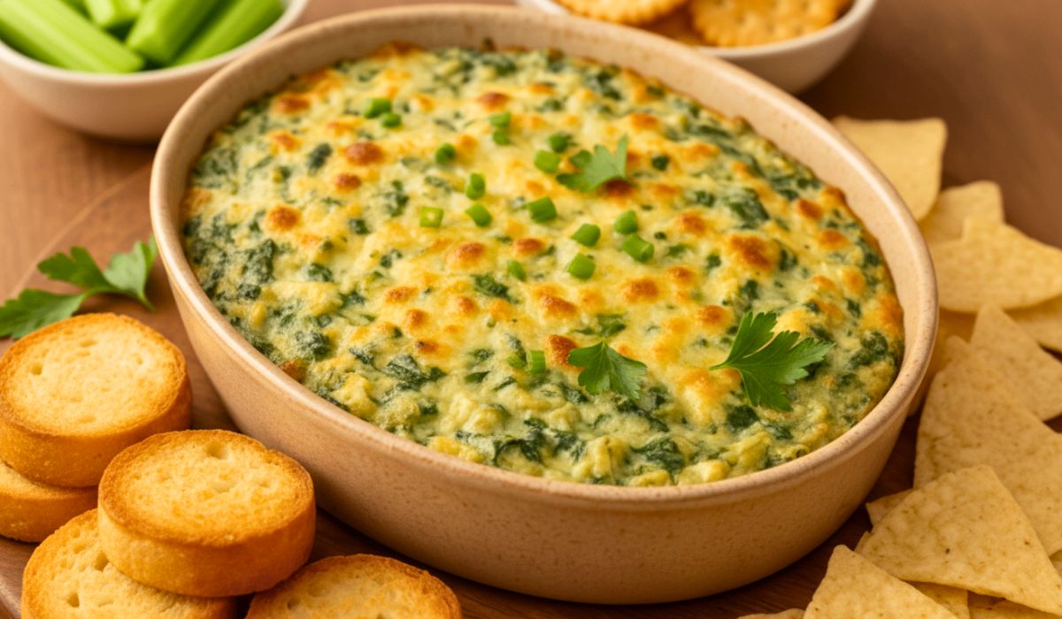 Creamy Spinach Artichoke Dip Recipe