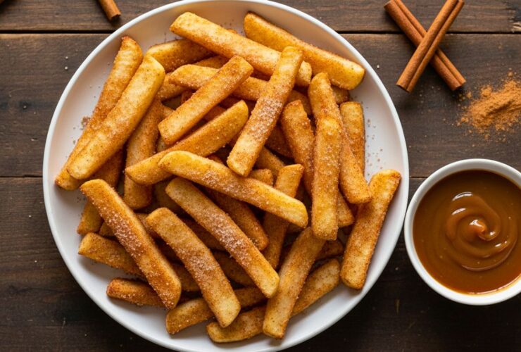 Crispy Air Fryer Apple Fries Recipe