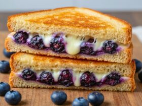 Crispy Blueberry Grilled Cheese Recipe