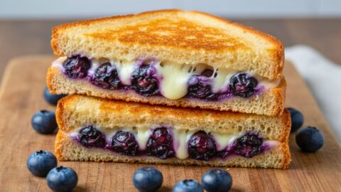 Crispy Blueberry Grilled Cheese Recipe