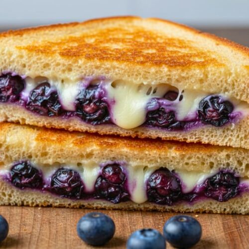 Crispy Blueberry Grilled Cheese Recipe