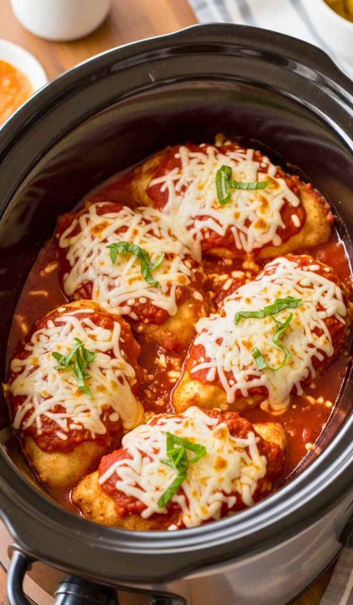 Crockpot Chicken Parmesan Recipe