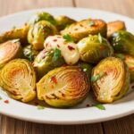 Garlic Butter Roasted Brussels Sprouts Recipe