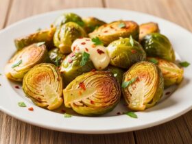 Garlic Butter Roasted Brussels Sprouts Recipe