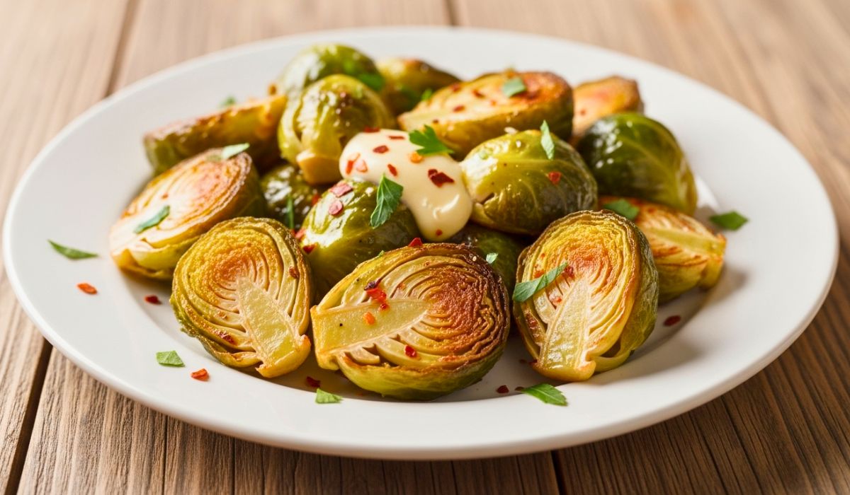 Garlic Butter Roasted Brussels Sprouts Recipe