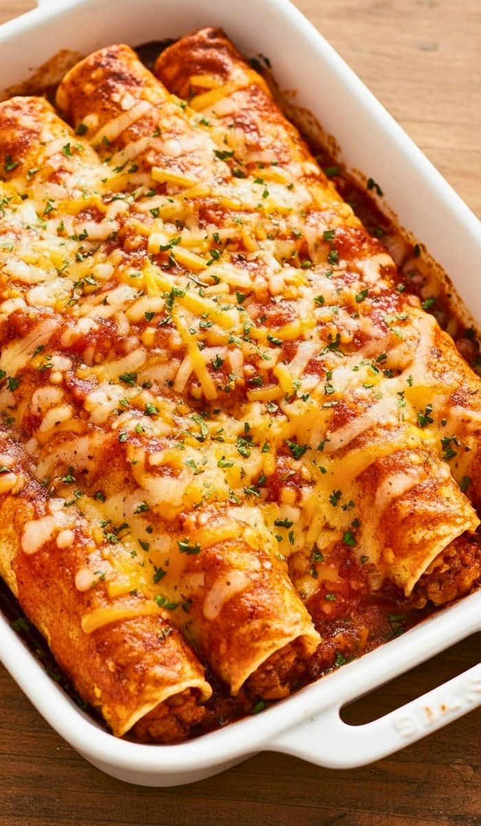 Ground Beef Enchiladas Recipe