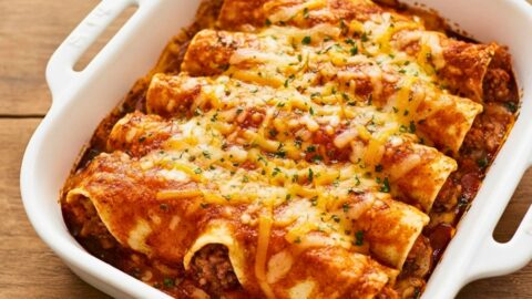 Ground Beef Enchiladas Recipe