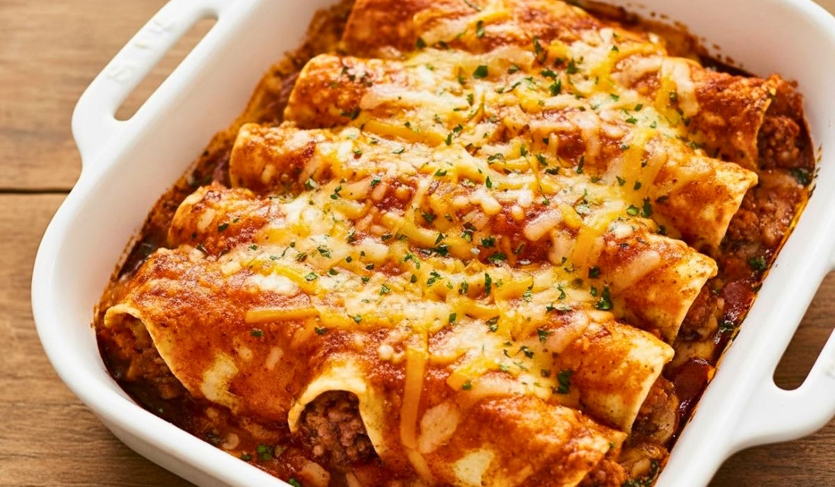 Ground Beef Enchiladas Recipe