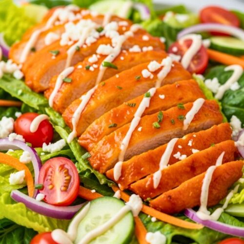High Protein Buffalo Chicken Salad Recipe