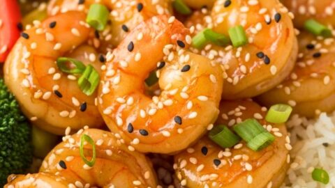 Honey Garlic Shrimp Bowls Recipe