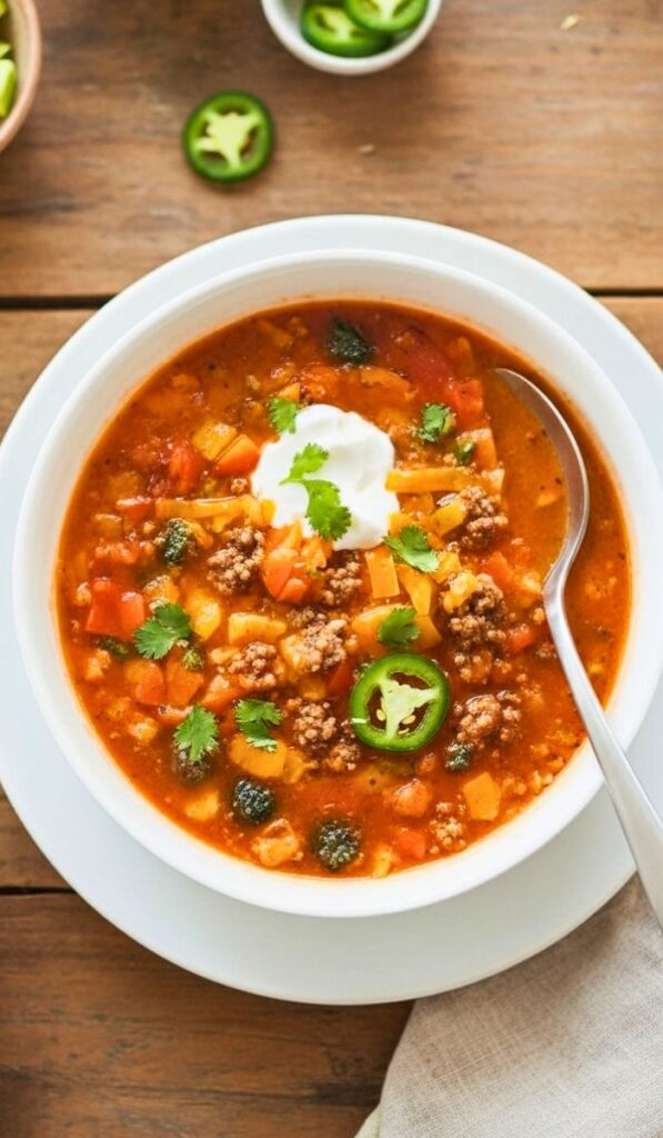 Keto Taco Soup Recipe