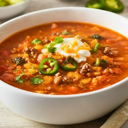 Keto Taco Soup Recipe