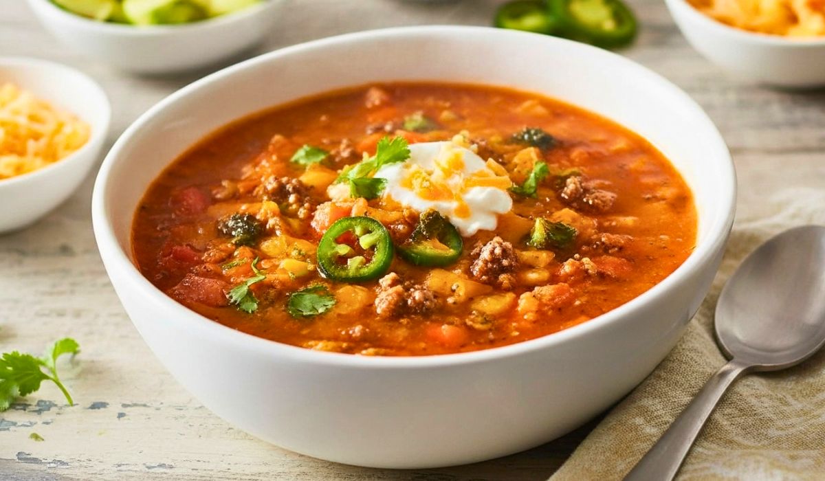 Keto Taco Soup Recipe