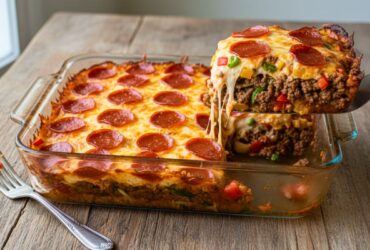 Low Carb Pizza Casserole Recipe