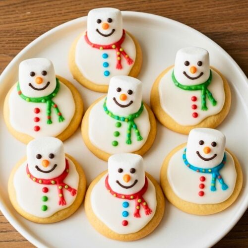 Melted Snowman Cookies Recipe