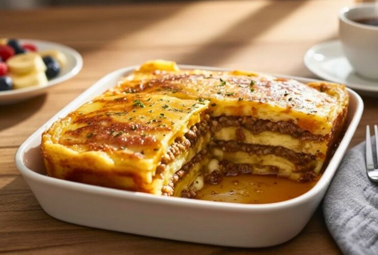 Pancake Sausage Casserole Recipe