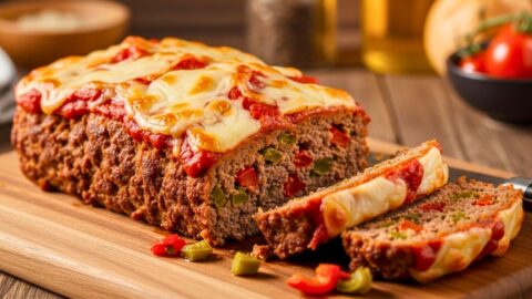 Philly Cheesesteak Meatloaf Recipe