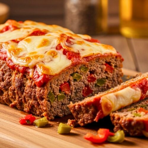 Philly Cheesesteak Meatloaf Recipe