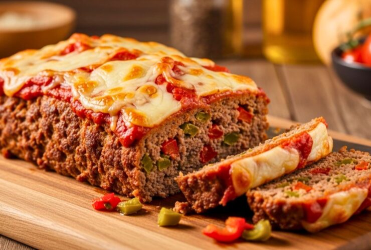 Philly Cheesesteak Meatloaf Recipe