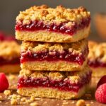 Raspberry Crumble Squares Recipe