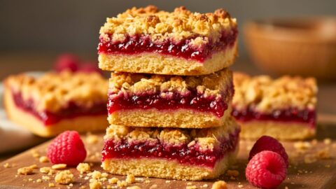 Raspberry Crumble Squares Recipe