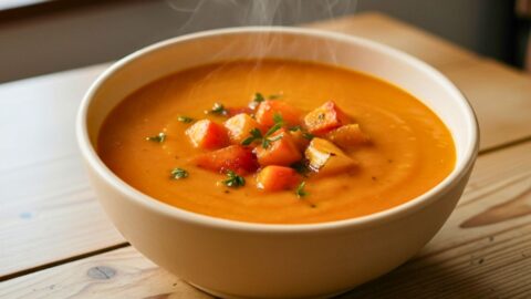 Roasted Winter Vegetable Soup Recipe