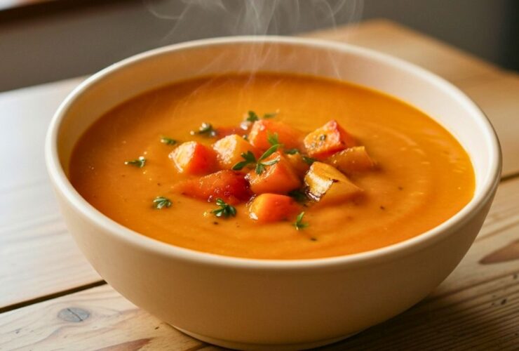 Roasted Winter Vegetable Soup Recipe