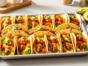 Tasty Baked Breakfast Tacos Recipe