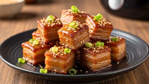 Air Fryer Pork Belly Bites Recipe