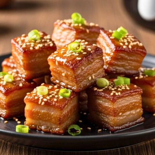 Air Fryer Pork Belly Bites Recipe