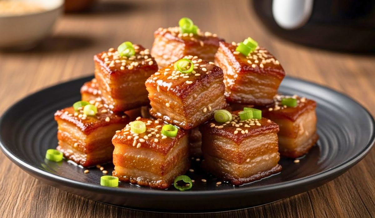 Air Fryer Pork Belly Bites Recipe