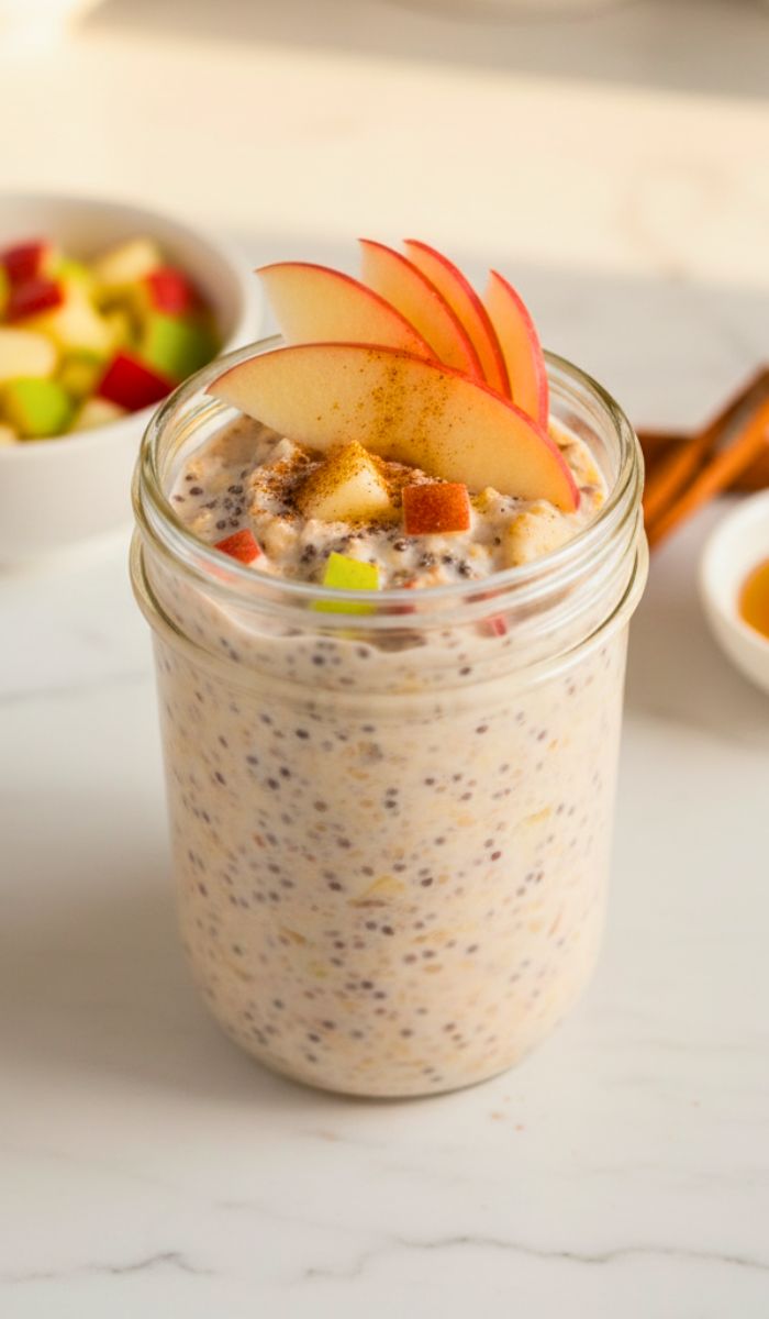 Apple Cinnamon Overnight Oats Recipe