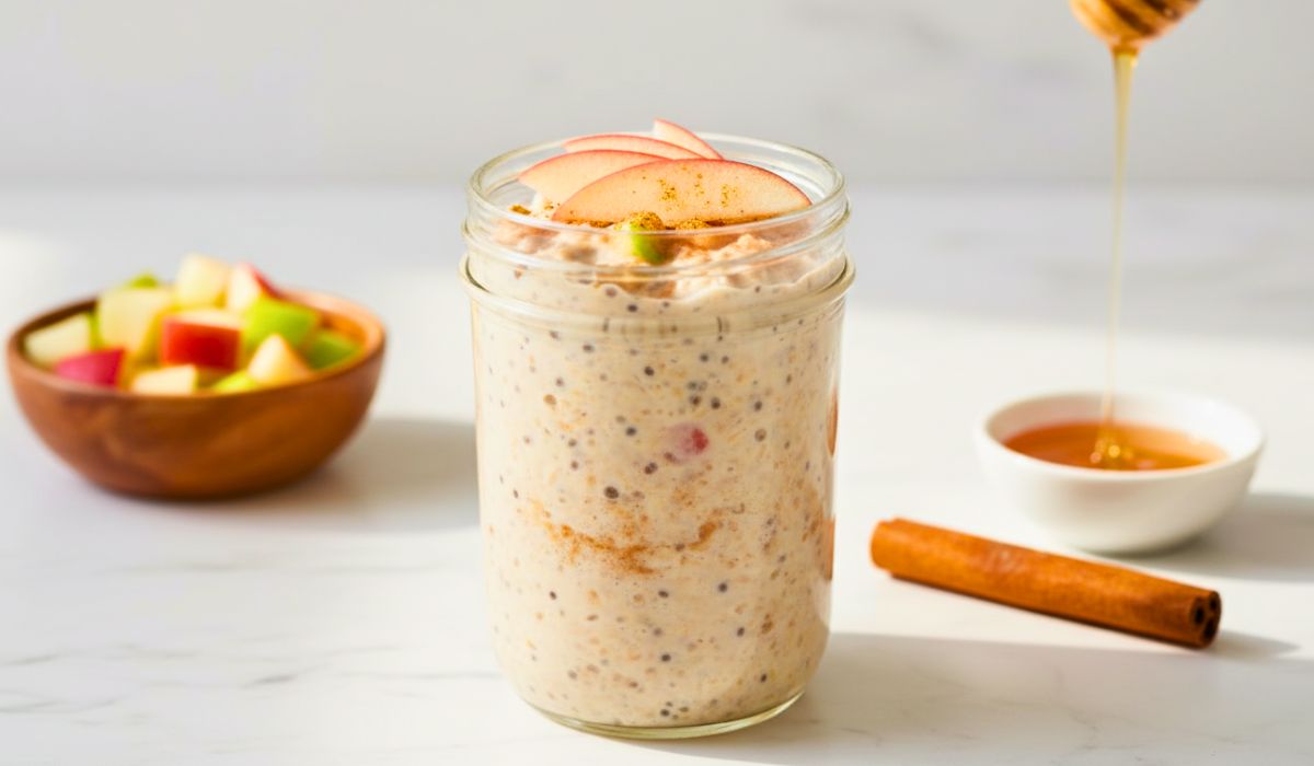 Apple Cinnamon Overnight Oats Recipe