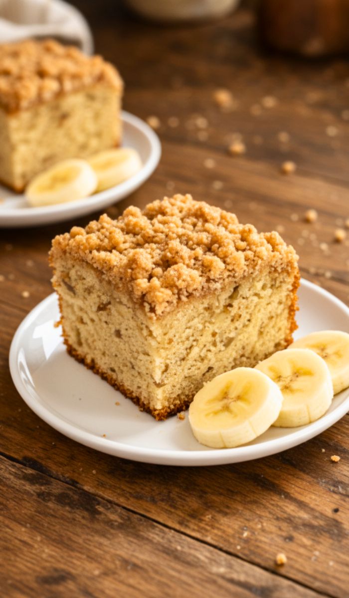 Banana Crumb Cake Recipe