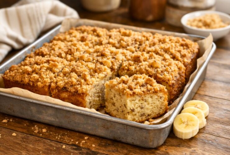 Banana Crumb Cake Recipe