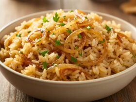 Buttery French Onion Rice Recipe