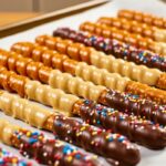 Caramel Wrapped Pretzel Rods Recipe