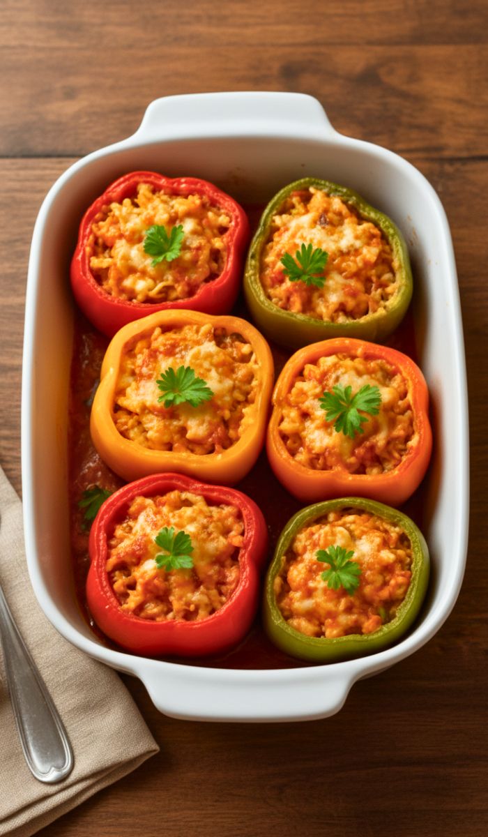 Chicken Stuffed Peppers Recipe