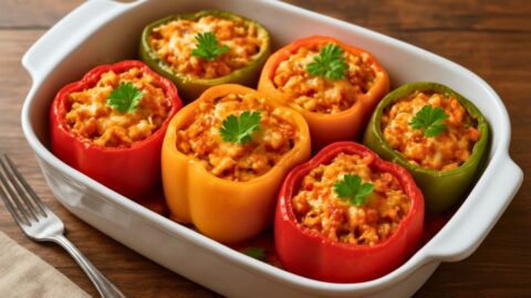 Chicken Stuffed Peppers Recipe