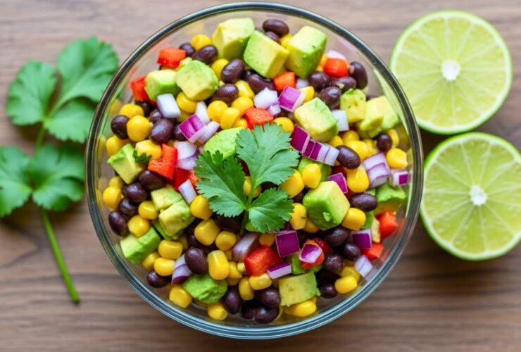 Corn Black Bean Avocado Salsa Recipe