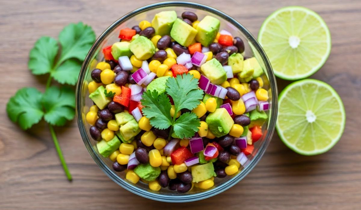 Corn Black Bean Avocado Salsa Recipe